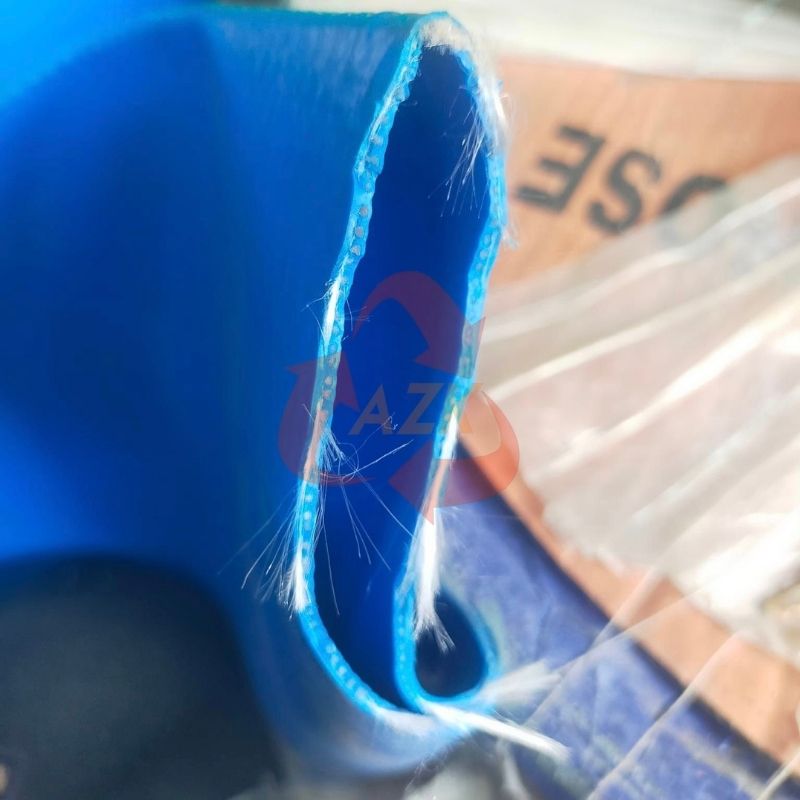ống bạt bơm nước xanh dương