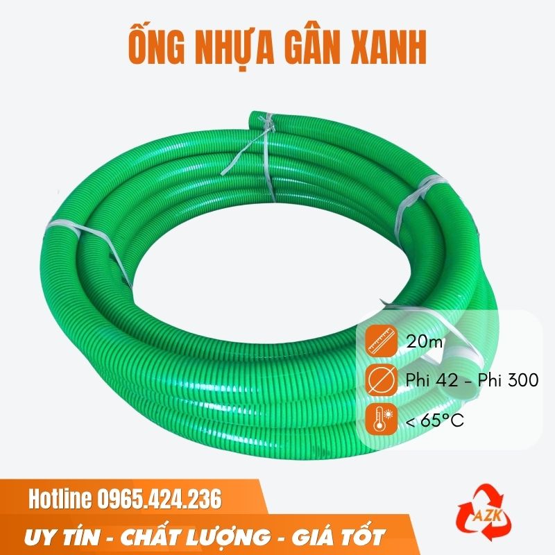 ống nhựa gân xanh