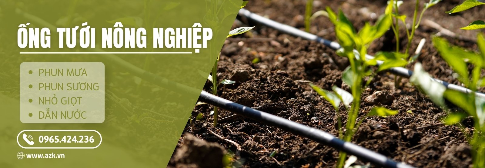 ống tưới nông nghiệp AZK