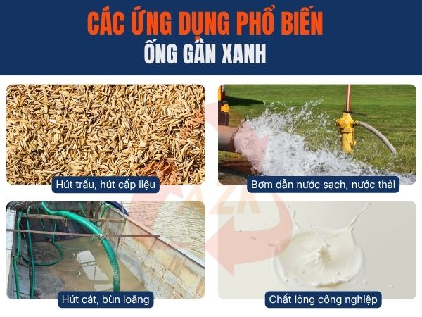 ứng dụng ống gân xanh