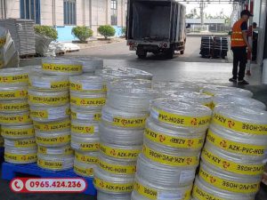 ống nhựa lưới dẻo trắng AZK cung cấp cho nhà máy bao bì