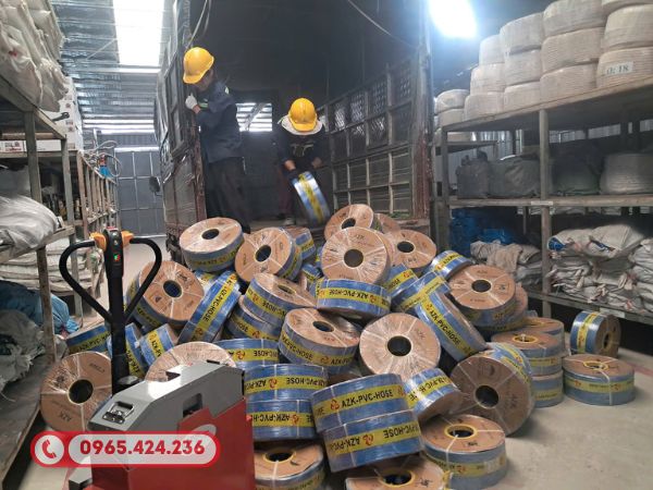 Ống Bạt Bơm Nước Phi 100 AZK Cho Dự Án Trống Đồng