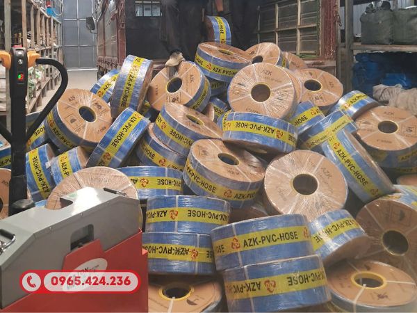 Ống Bạt Bơm Nước Phi 100 AZK Cho Dự Án Trống Đồng