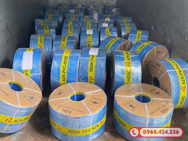 AZK cung cấp ống bạt bơm nước phi 200 dự án cải tạo hồ tây